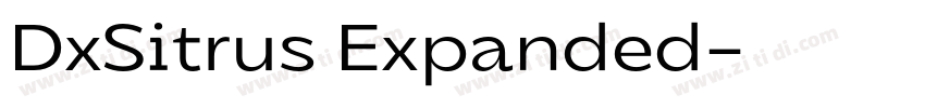 DxSitrus Expanded字体转换